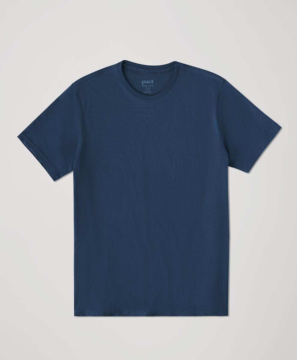 Men's French Navy Softspun Crew Neck Tee XL Product Image