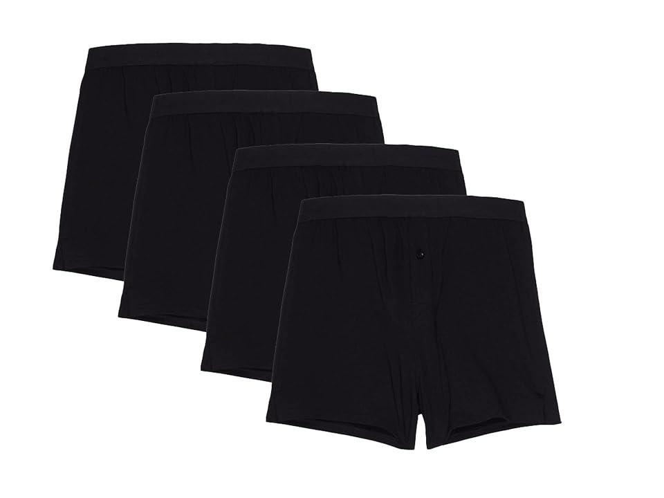 Mens Everyday Knit Boxer 4-Pack S Product Image