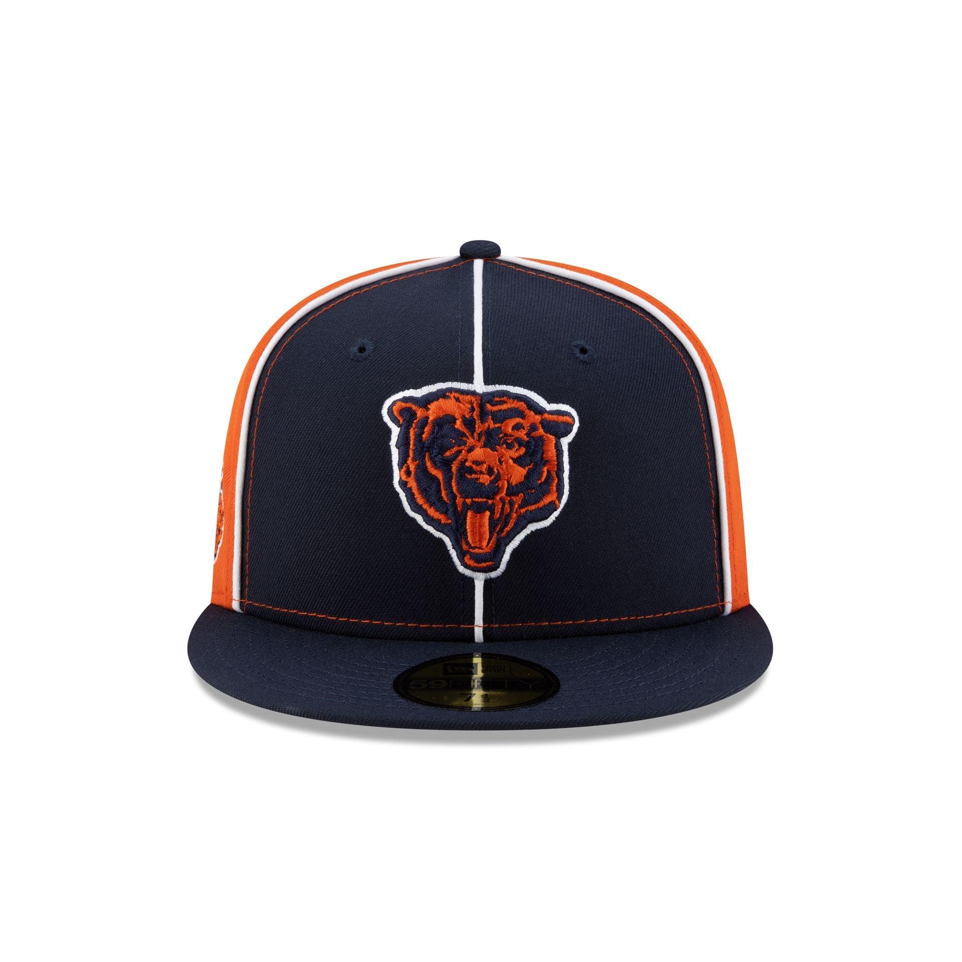 Chicago Bears Two-Tone Pinwheel 59FIFTY Fitted Hat Male Product Image