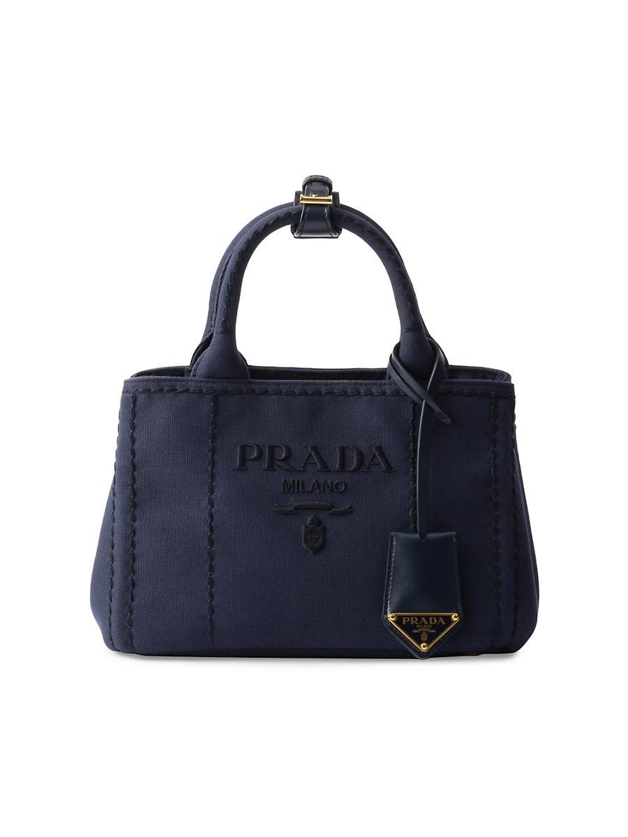Womens Cotton Canvas Mini Handbag Product Image