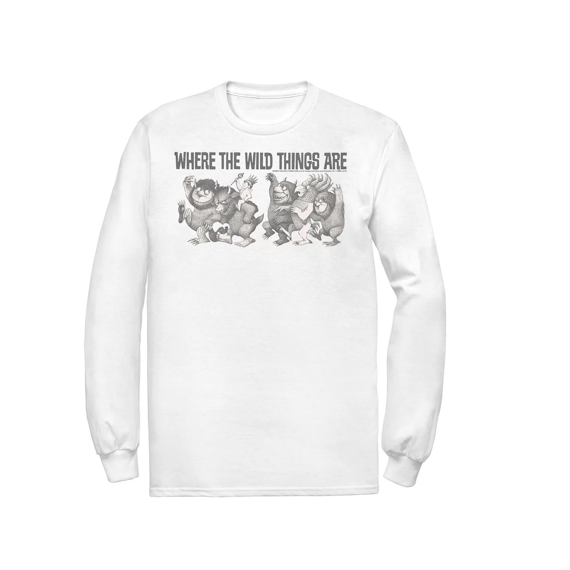 Men's Where The Wild Things Are Max Parade Group Shot Tee, Size: XL, Athletic Grey Product Image