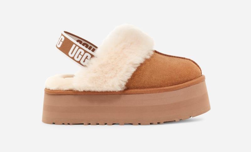 UGG Funkette Suede Platform Clogs Product Image
