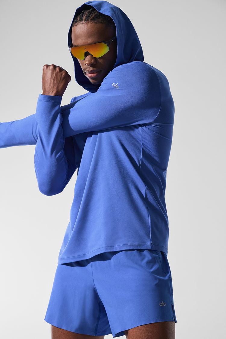 Conquer Reform Long Sleeve With Hood - Marathon Blue Product Image