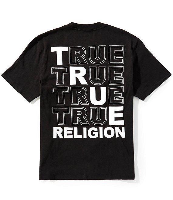 True Religion Short Sleeve Puff Stitch Graphic T-shirt Product Image