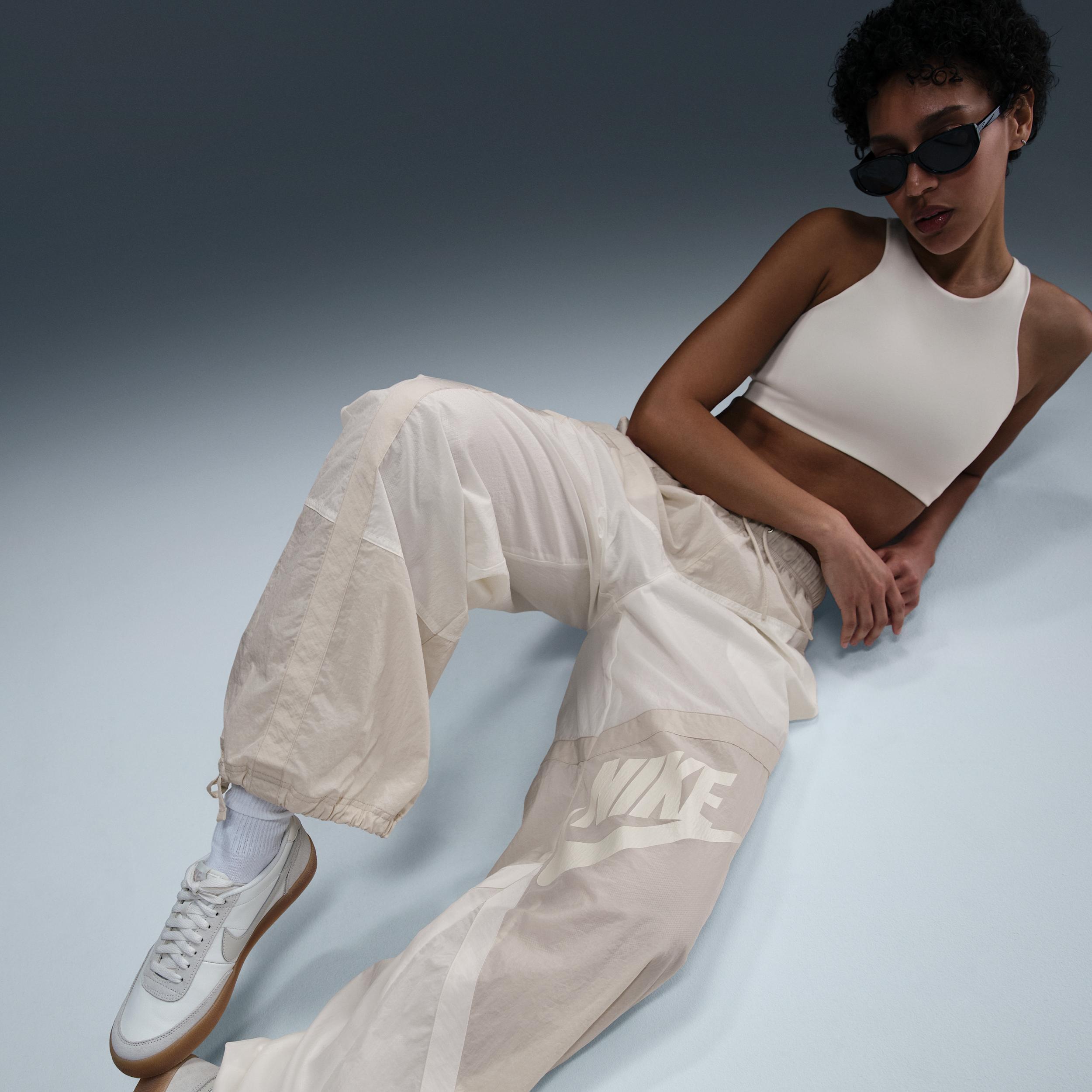 Women's Nike Sportswear Mid-Rise Loose Woven Open-Hem Pants Product Image
