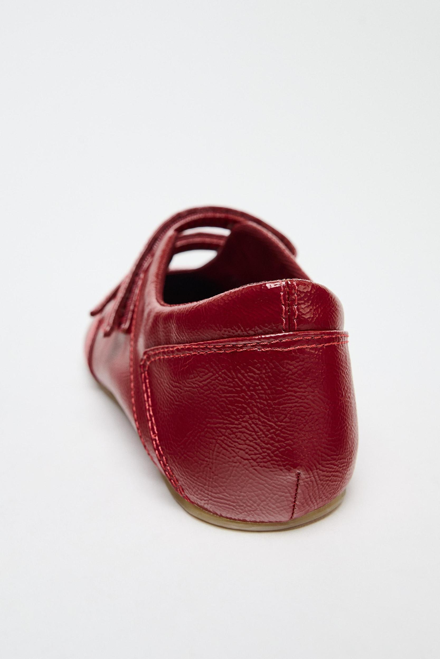 PATENT DOUBLE STRAP BALLET FLATS Product Image