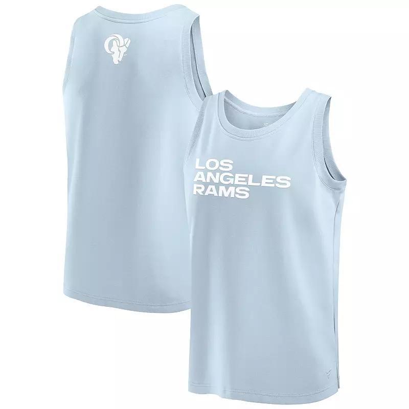 Men's Fanatics Light Blue Texas Rangers Elements Tank Top, Size: 2XL Product Image