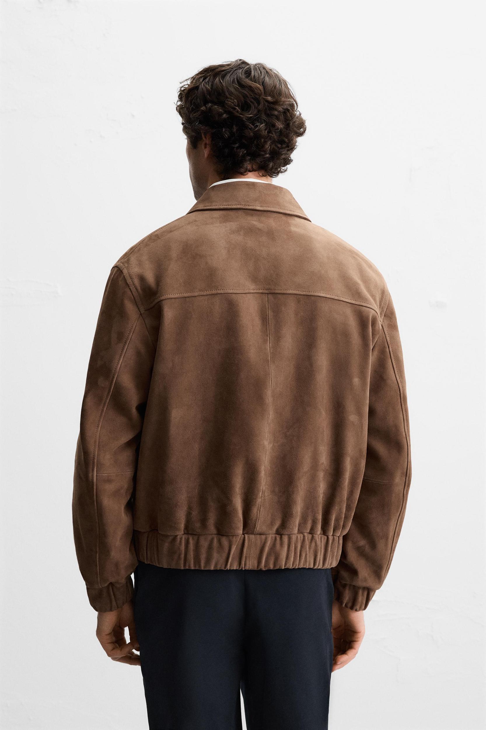SUEDE LEATHER JACKET Product Image