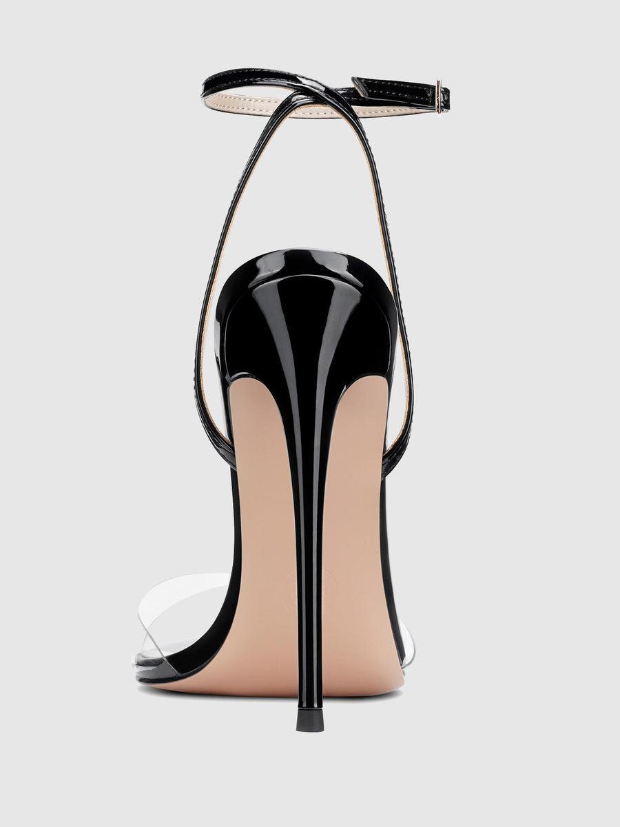 GG Heel Patent & PVC -  Noir Product Image