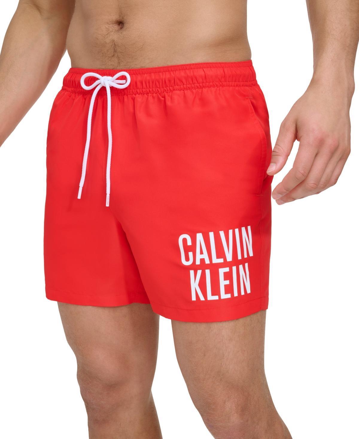 Calvin Klein Mens Intense Power Modern Euro 5 Swim Trunks Product Image