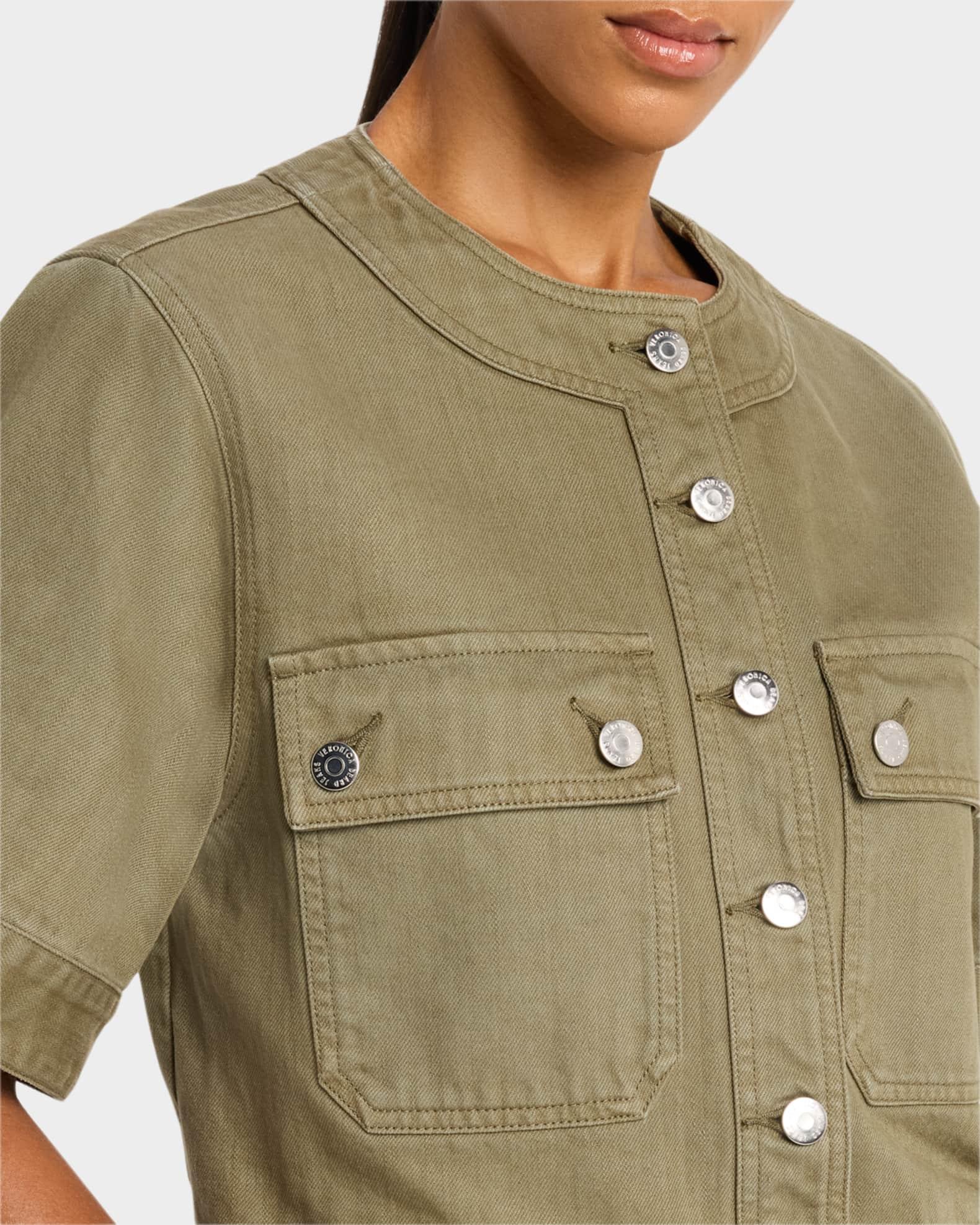 Elias Short-Sleeve Denim Jacket Product Image