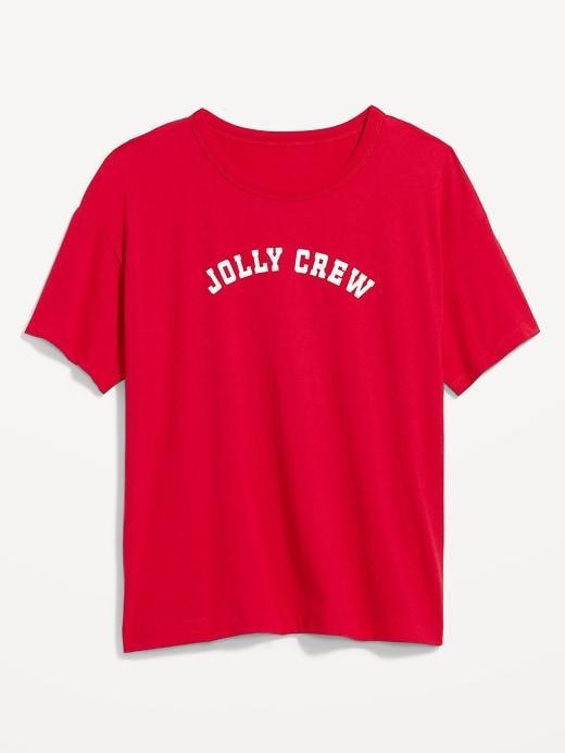 Matching Holiday-Graphic T-Shirt for Women Product Image