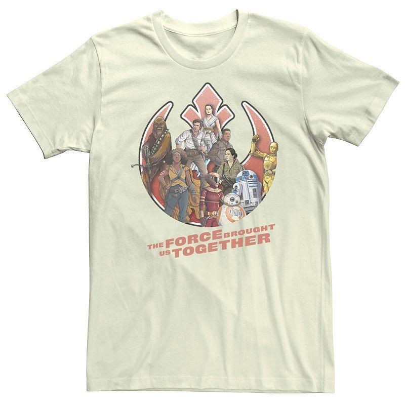 Men's Star Wars: The Rise Of Skywalker Rebels Together Tee, Size: Medium, Natural Product Image
