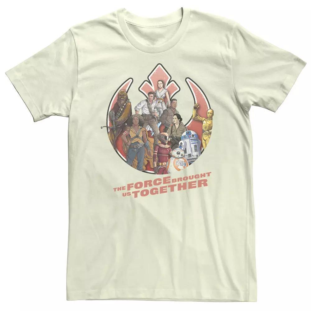 Men's Star Wars: The Rise Of Skywalker Rebels Together Tee, Size: Medium, Natural Product Image