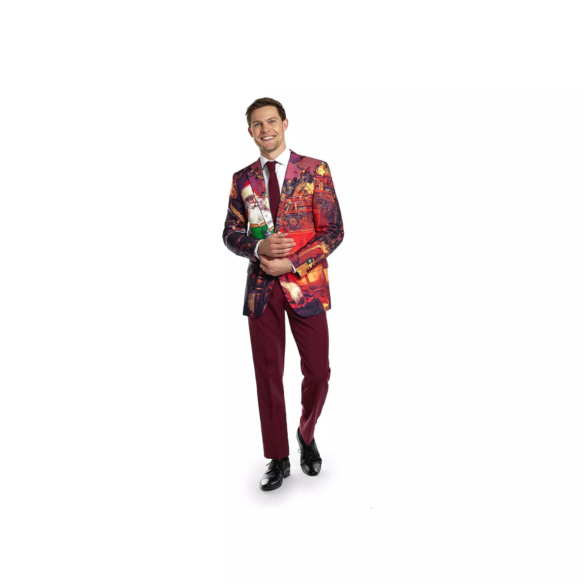 Men's OppoSuits Vintage Santa Claus Christmas Suit, Size: 46 - Regular, Classic Clause Product Image