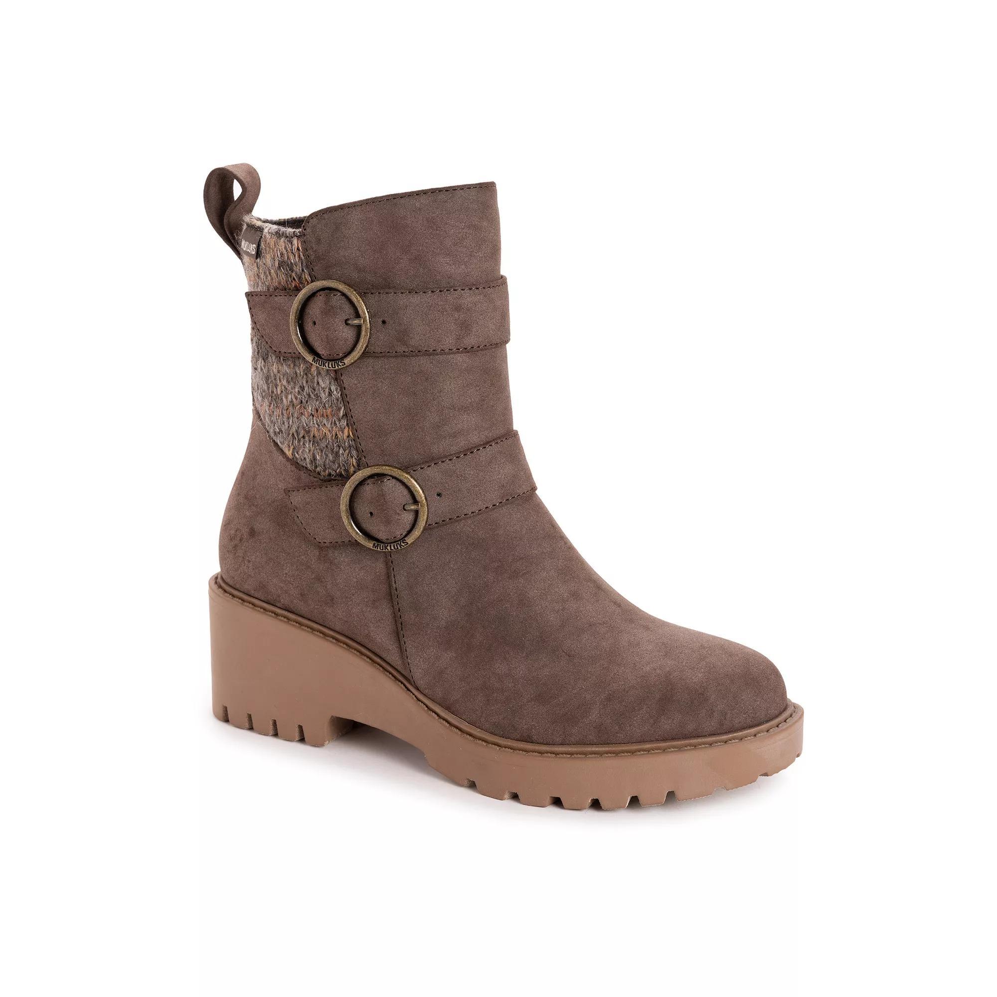 MUK LUKS Finley Faith Womens Ankle Boots Product Image