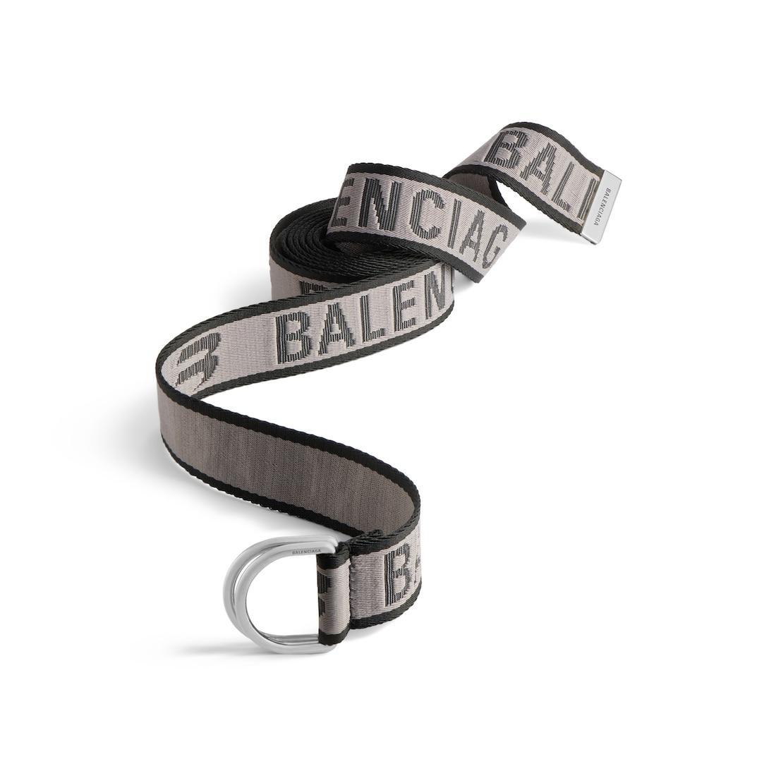 Men's D Ring Belt in Grey Product Image