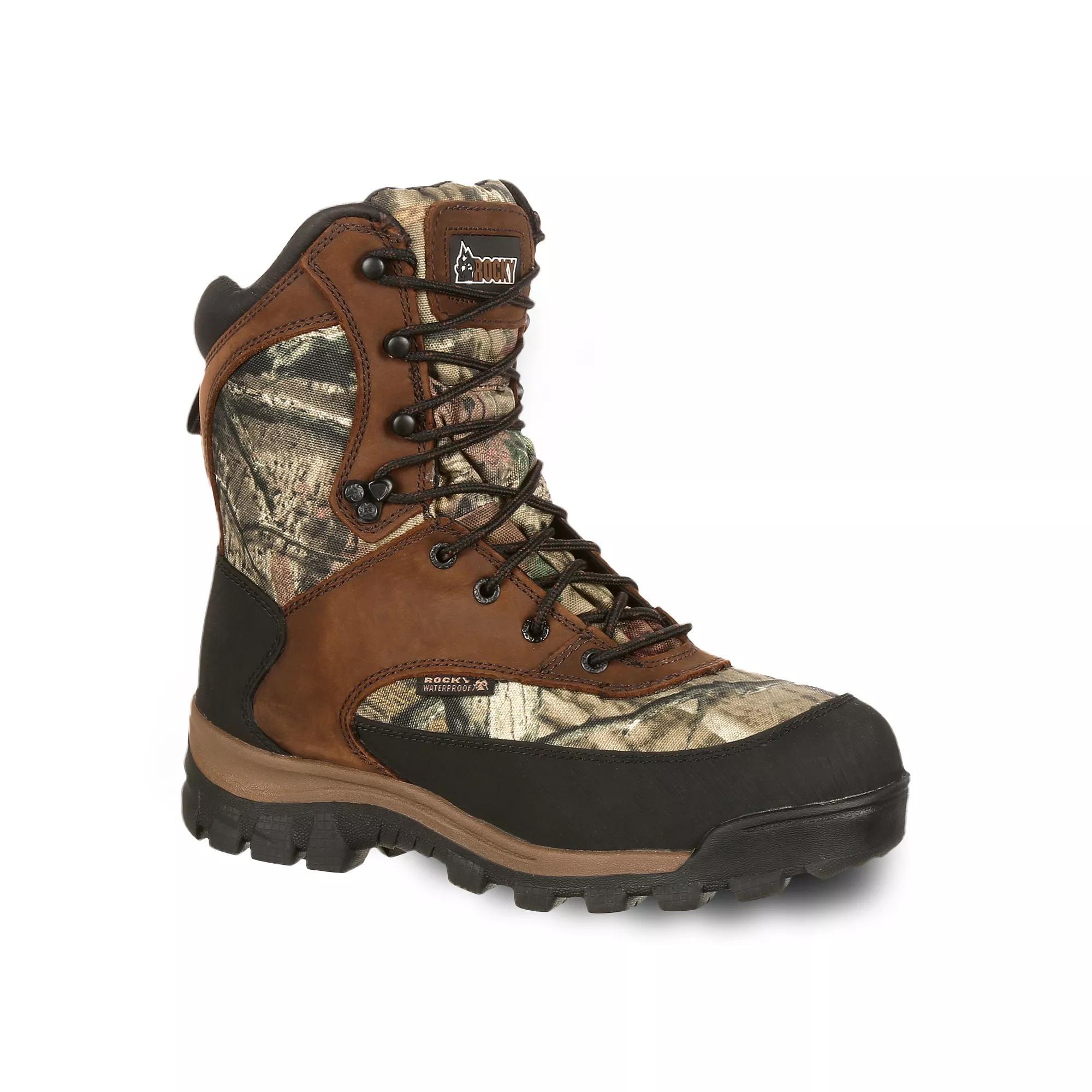 Rocky Core Men's Insulated Waterproof Hunting Boots, Size: 11.5, Brown Mossy  Brk Up Product Image