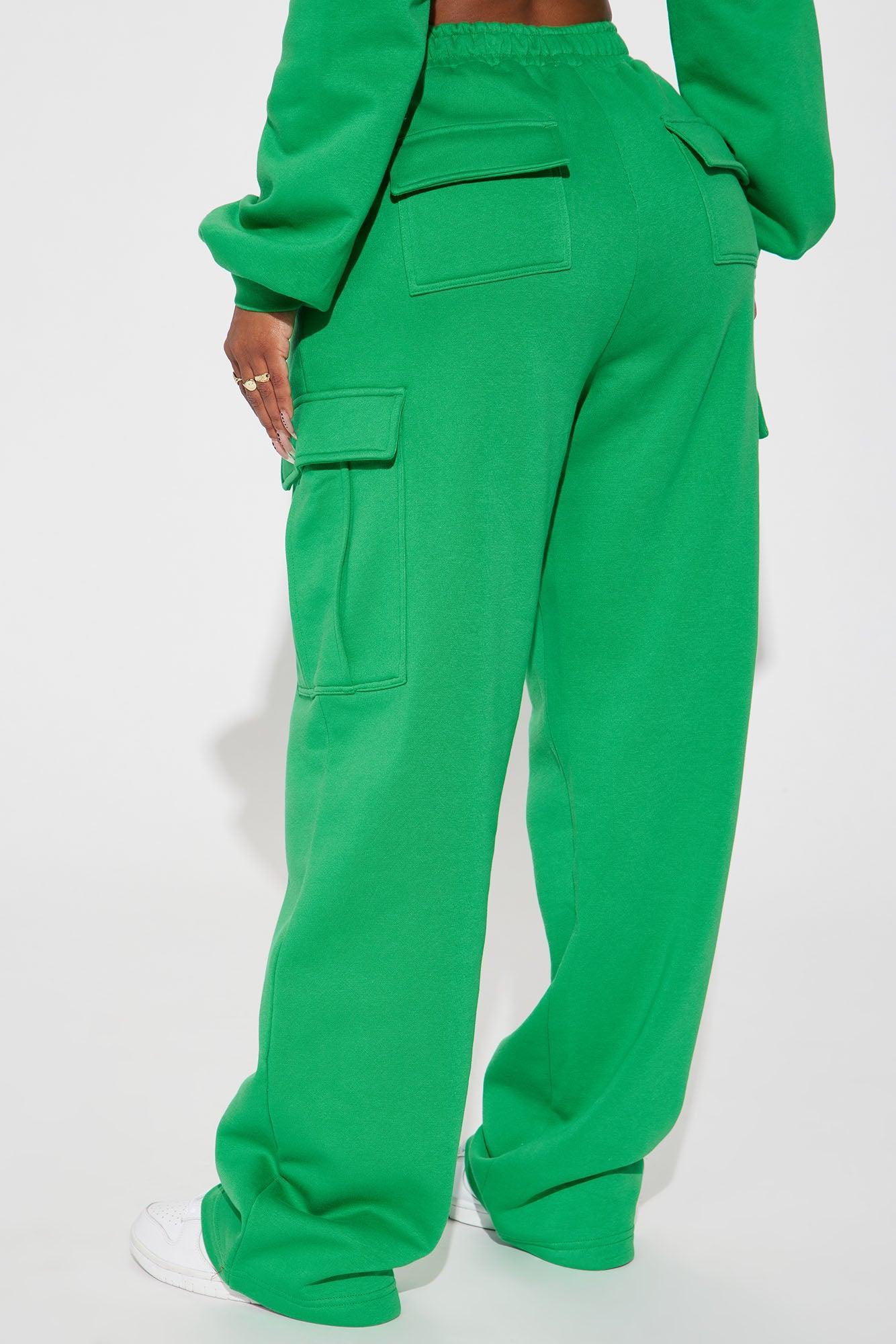 Easy Going Lounge Wide Leg Pant - Green Product Image