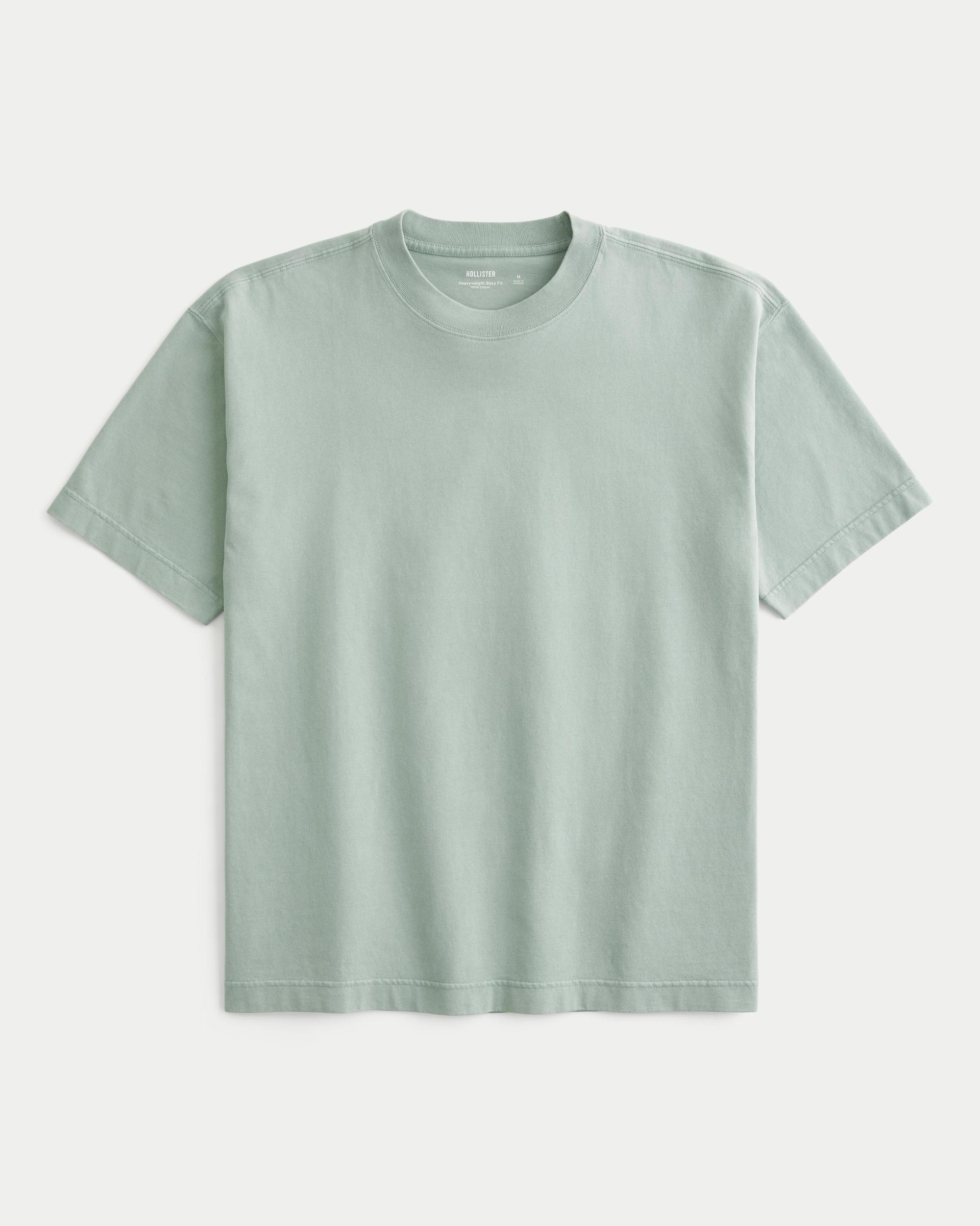 Boxy Heavyweight Washed Crew T-Shirt Product Image