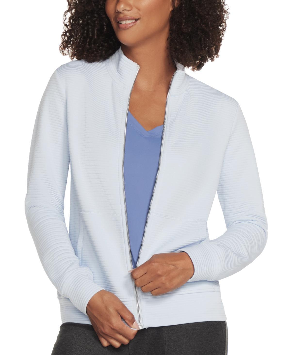 Women's Skechers® GOWALK™ Everywhere Zip-Up Jacket, Size: XL, Blue Iris Product Image