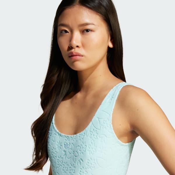 adidas Essentials Swimsuit Semi Flash Aqua 10 Womens Product Image