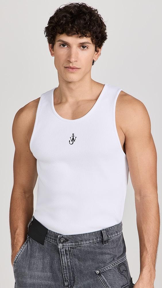 JW Anderson Anchor Embroidery Tank Top | Shopbop Product Image