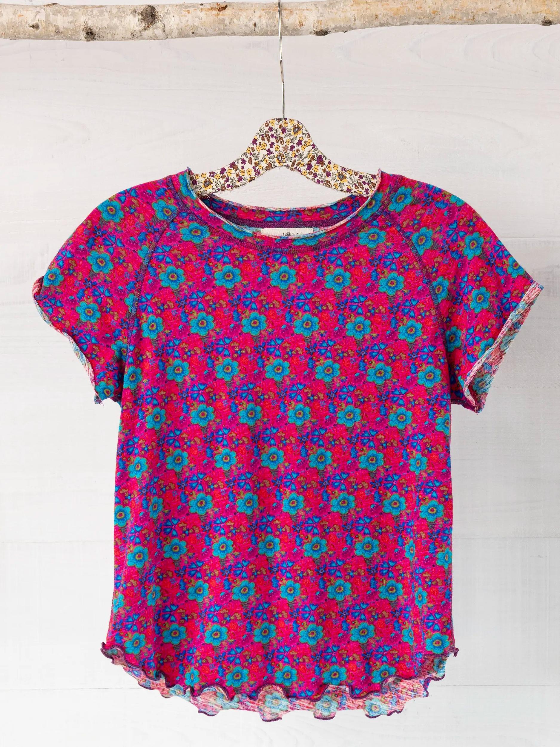 Lily Cotton Short Sleeve Tee Shirt Product Image