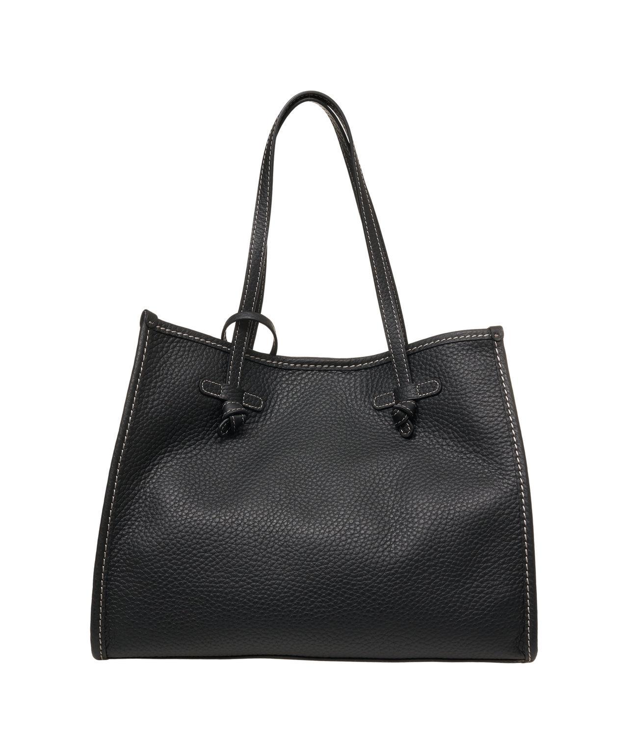 Grained leather shopper Product Image