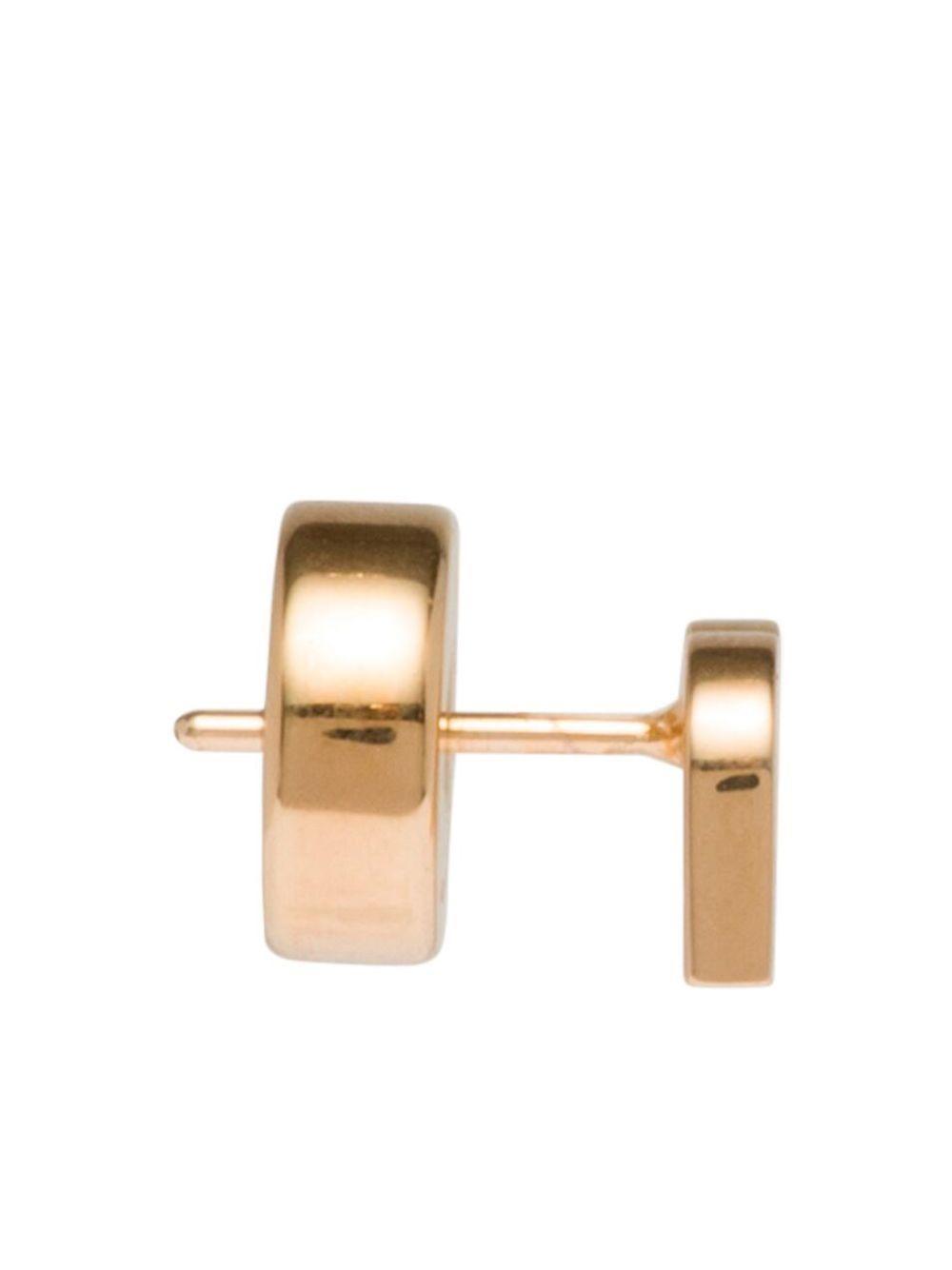 logo-plaque stud earrings Product Image