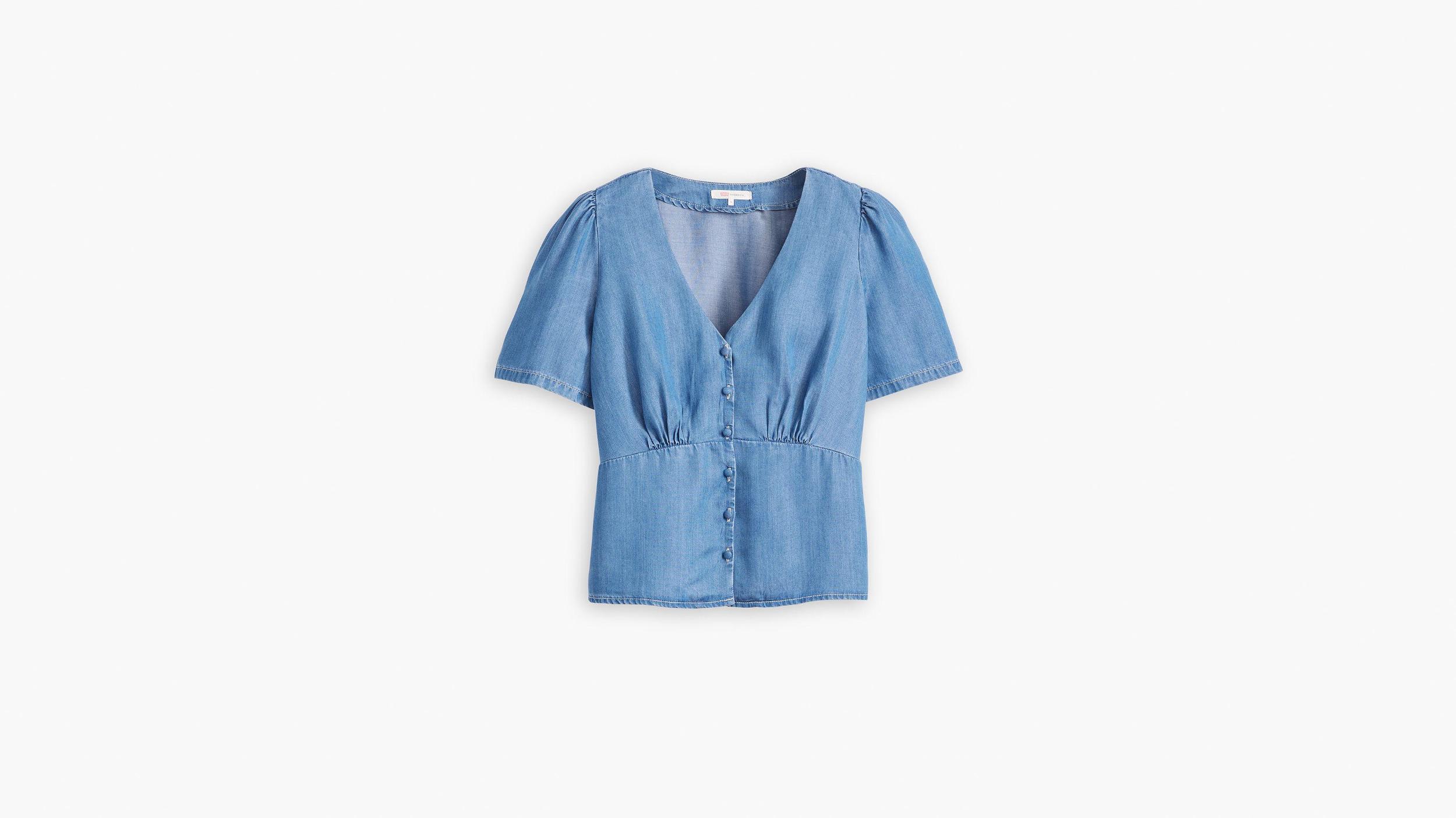 Dolores Short Sleeve Blouse Product Image