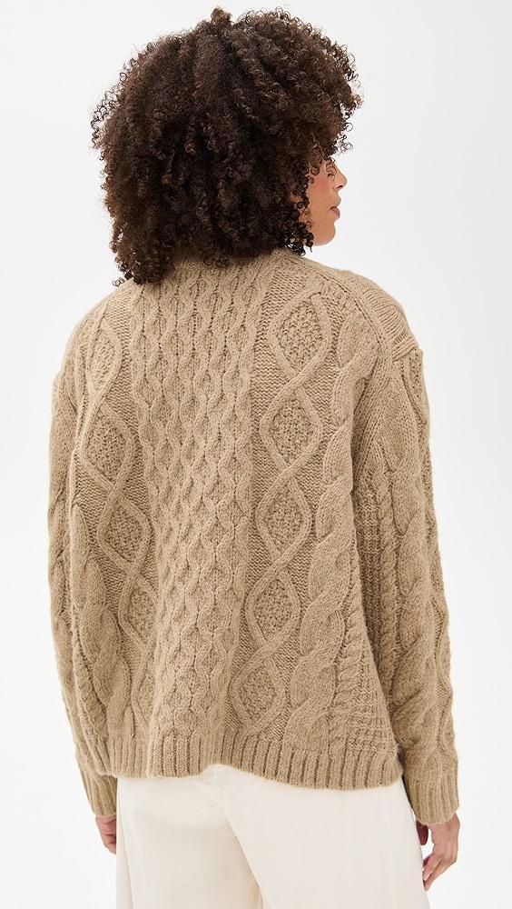 Jenni Kayne Cable Half Zip Sweater | Shopbop Product Image