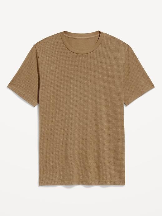 Stretch-cotton T-shirt with Double B monogram Product Image