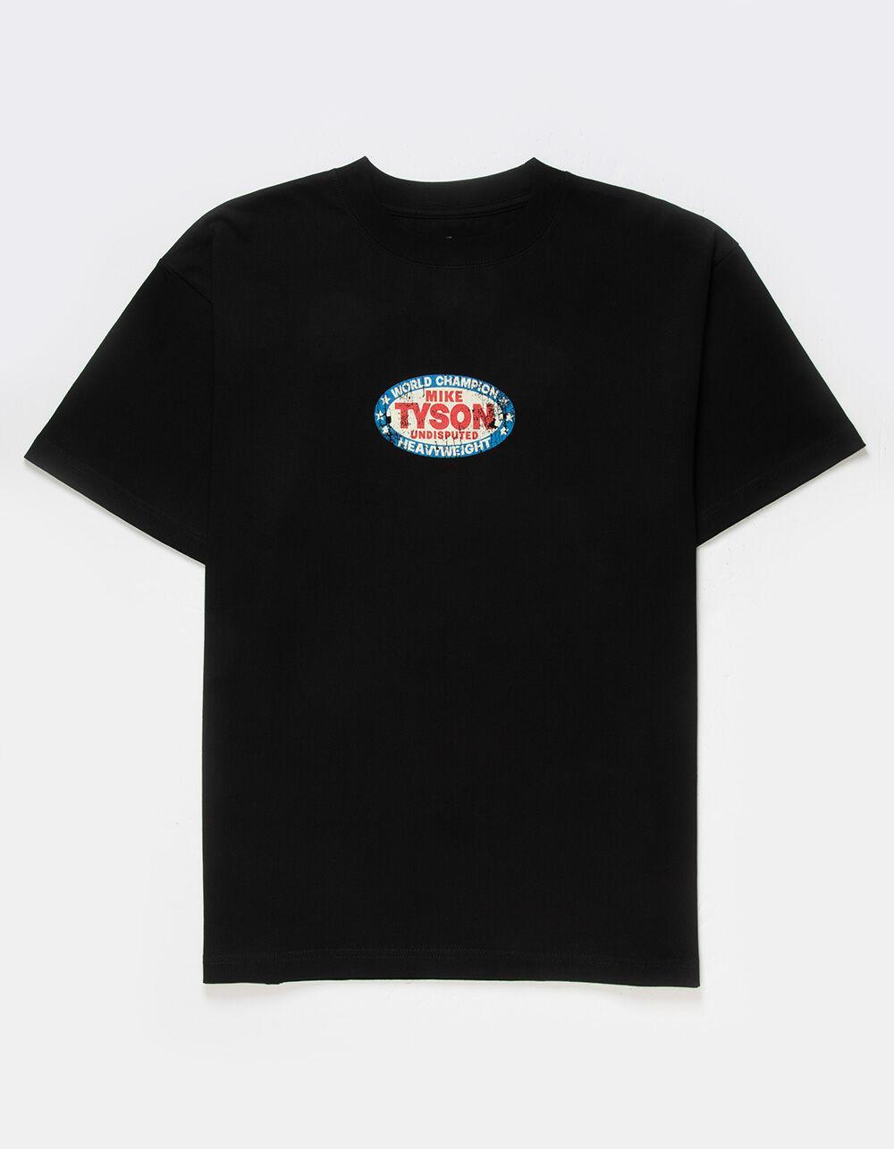 MIKE TYSON Retro America Mens Boxy Tee - BLACK Product Image