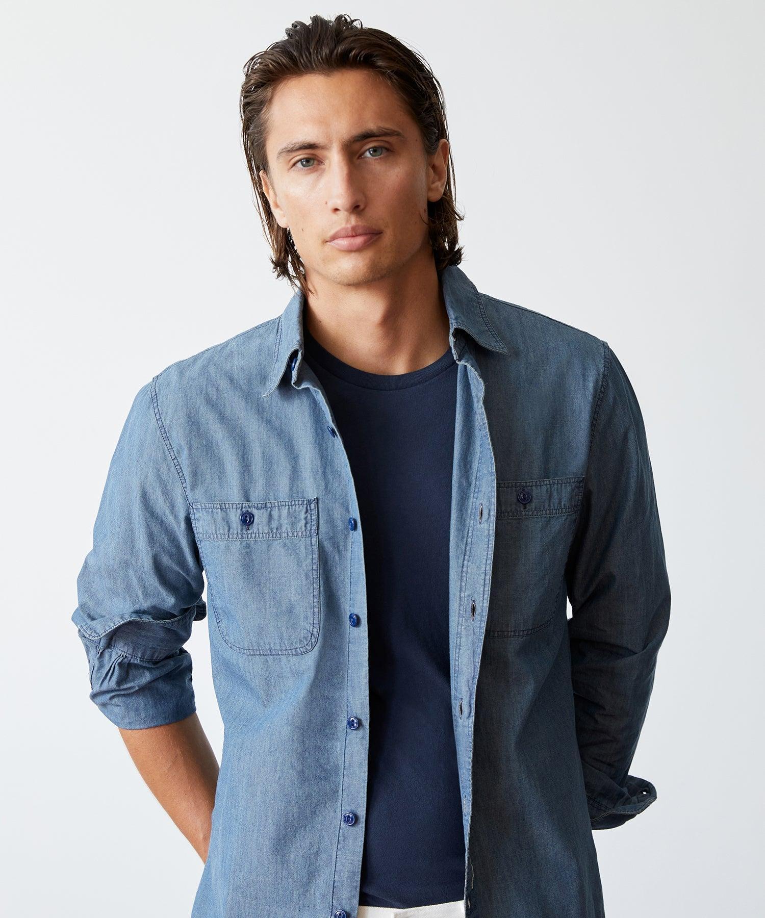 Japanese Chambray Work Shirt Product Image