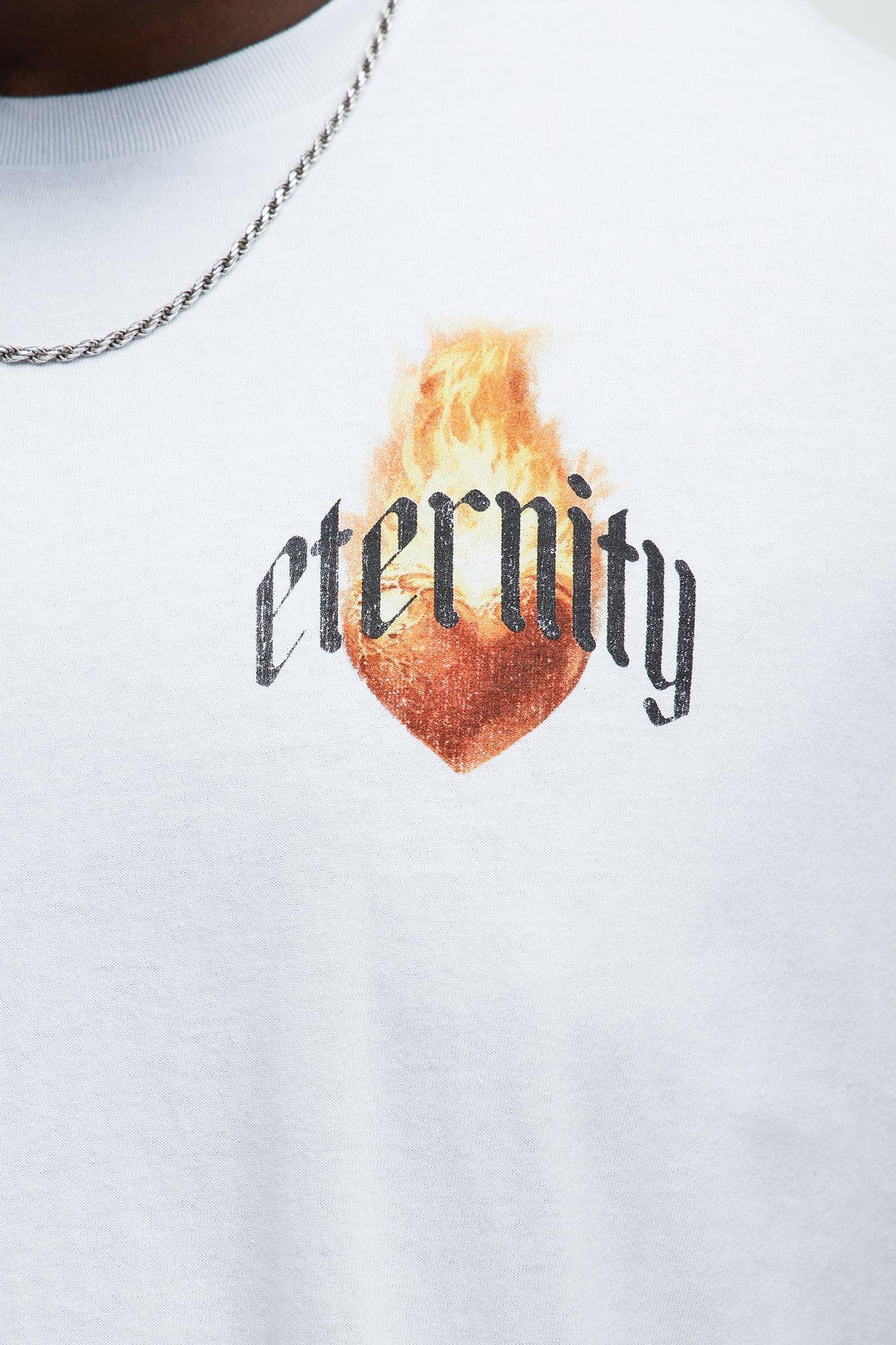 Eternal Heart Short Sleeve Tee - White Product Image