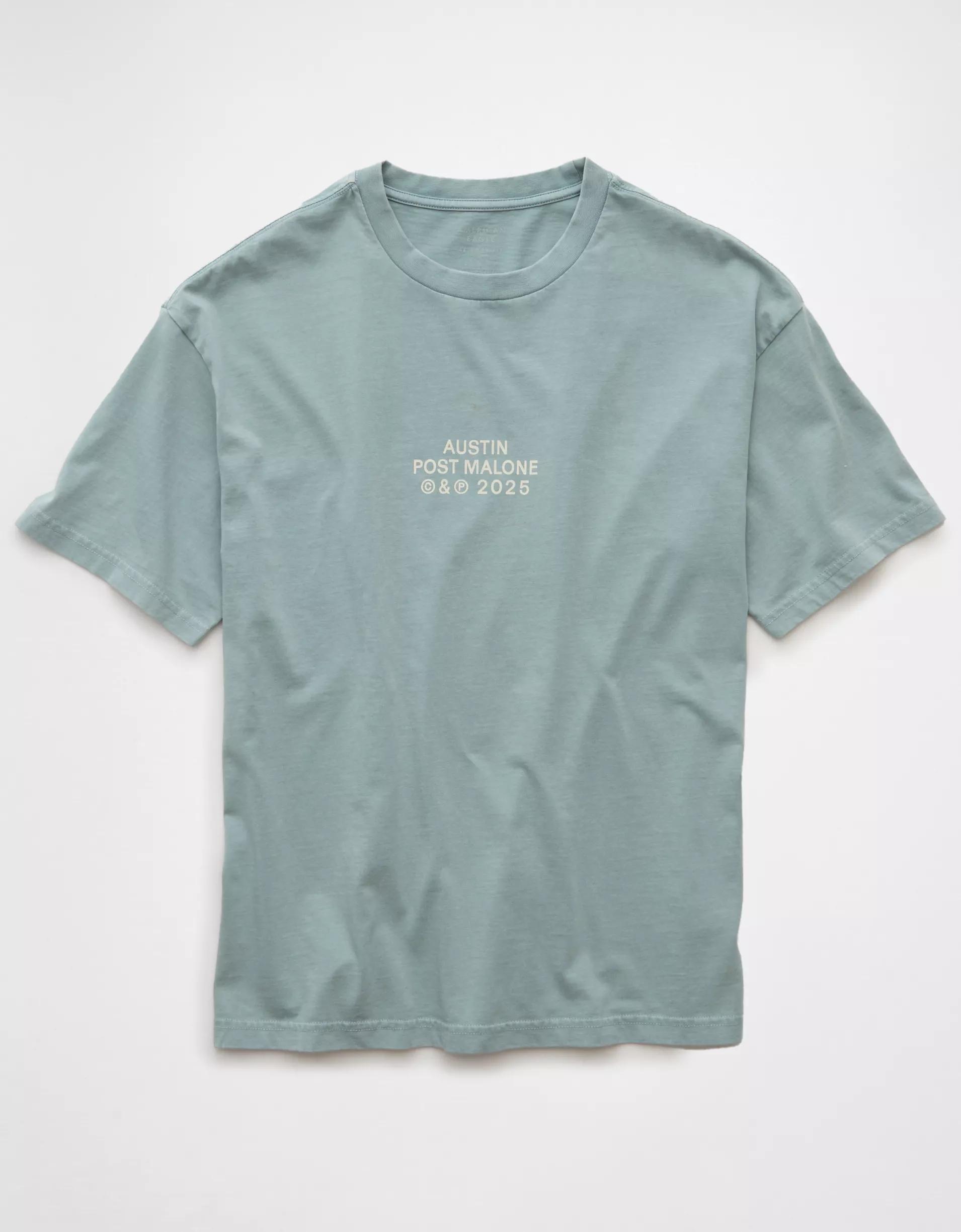 AE Boxy Post Malone Graphic T-Shirt Product Image
