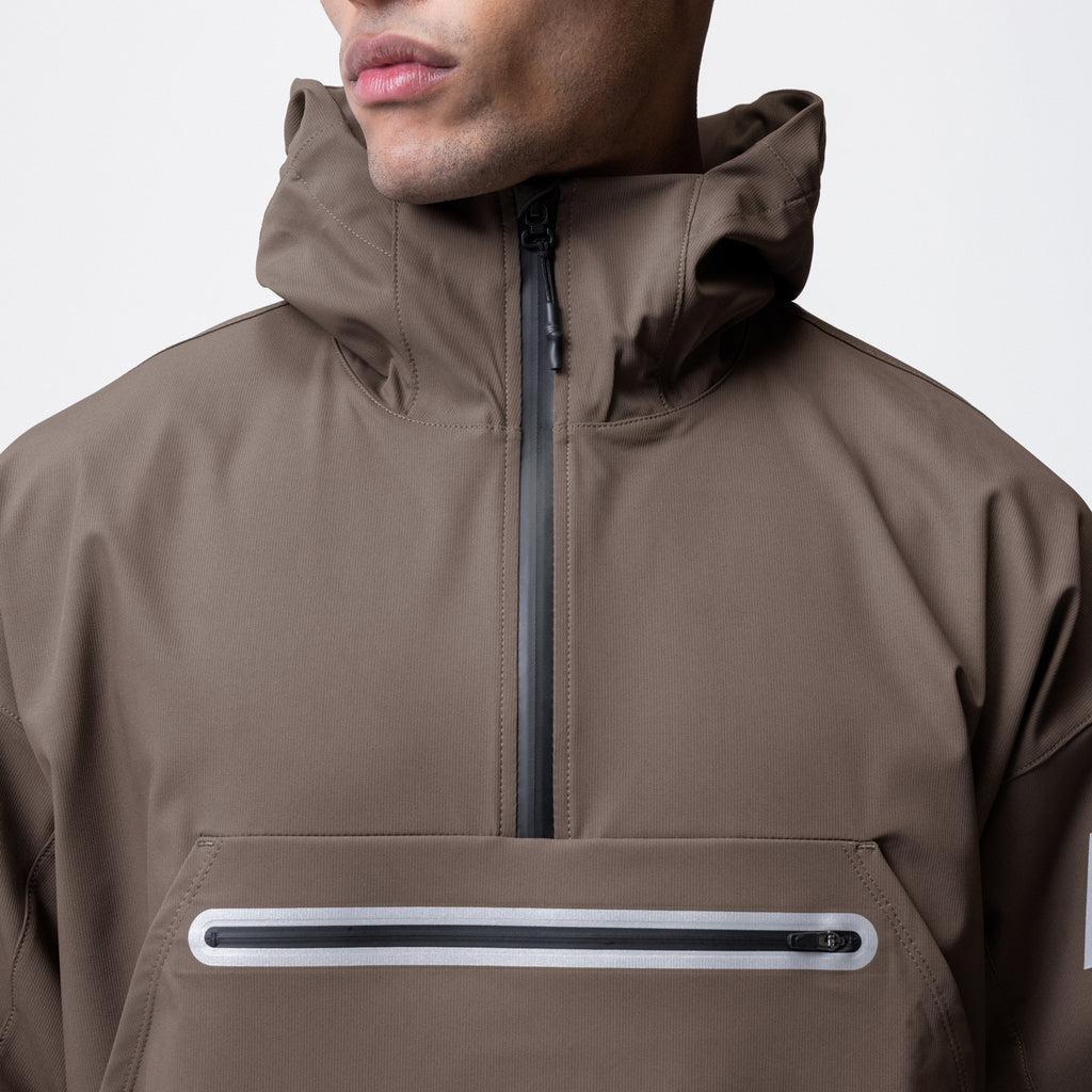 0717. Weather-Ready Anorak Jacket  - Deep Taupe Product Image