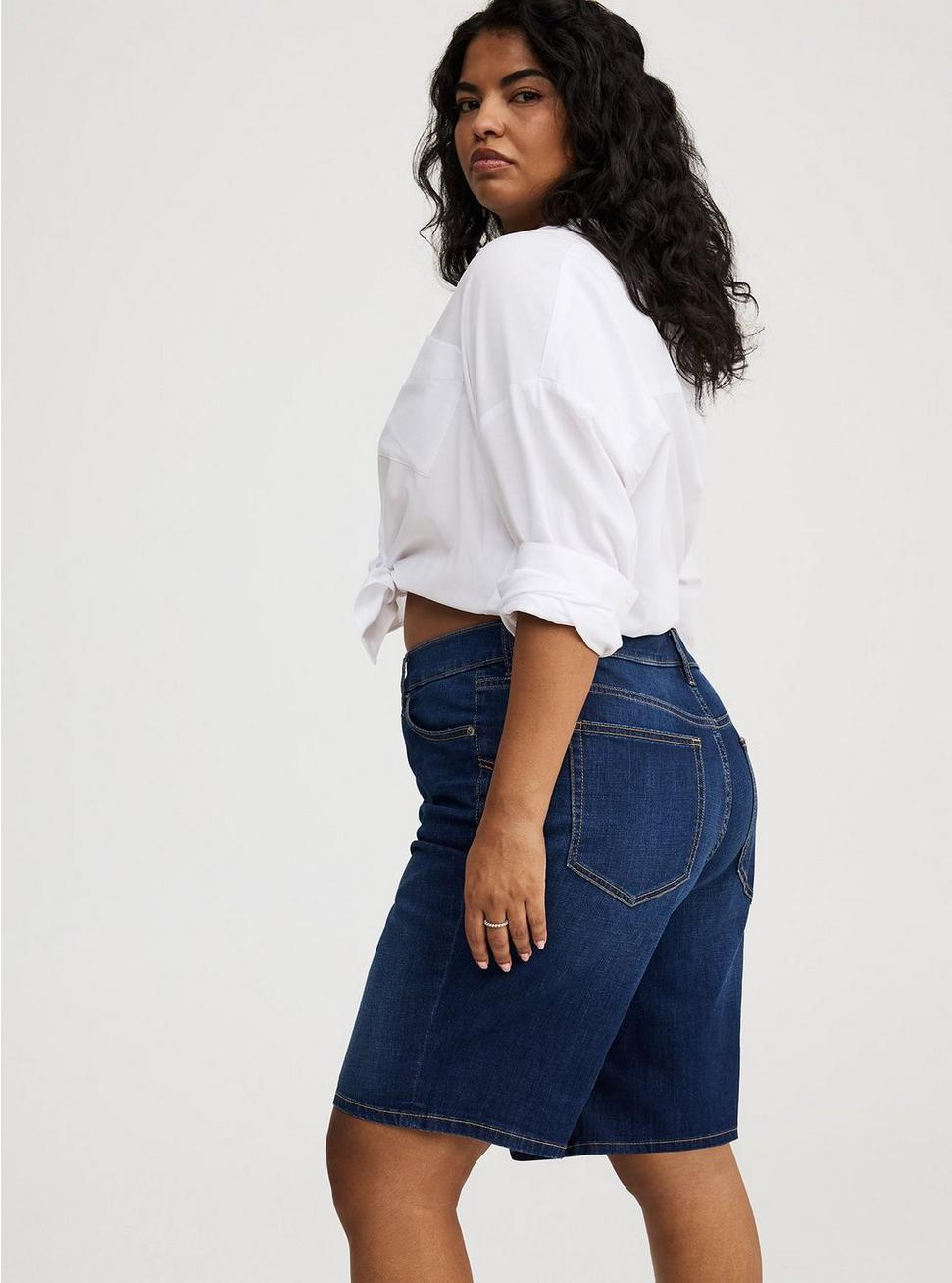 Perfect High-Rise Bermuda Jean Short Product Image