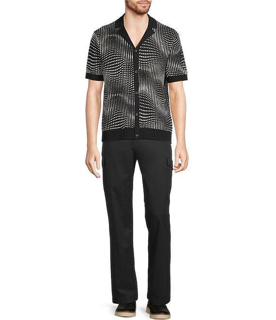 Murano Interdimensional Collection Jacquard Short Sleeve Woven Camp Shirt Product Image