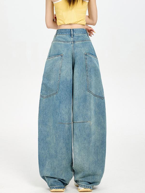 Vintage Silhouette Cargo Jeans Product Image