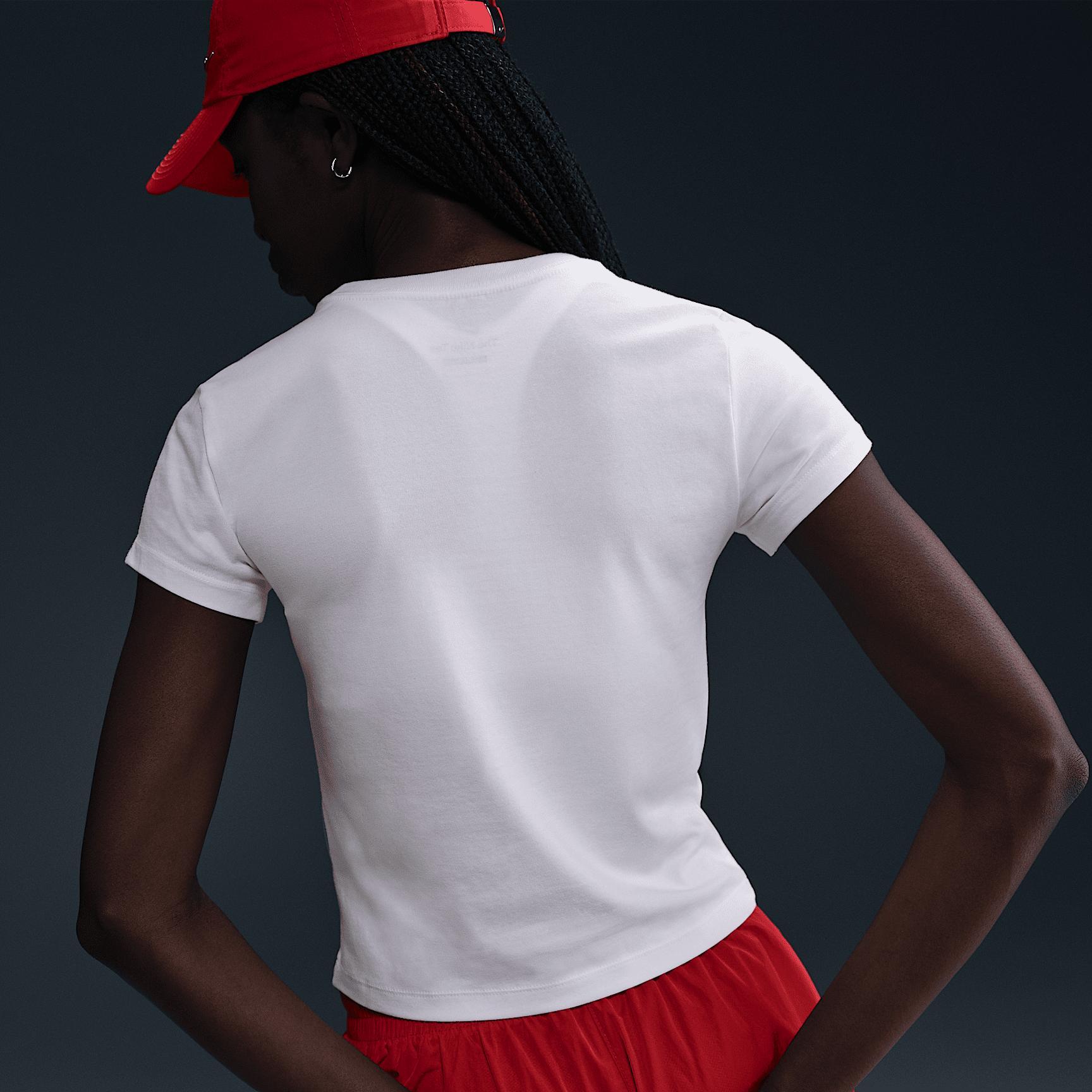 Nike Sportswear Chill Knit Women's Slim Cropped T-Shirt Product Image