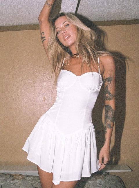 Camille Mini Dress White Product Image