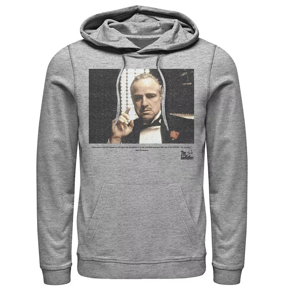Men's The Godfather The Don Hoodie, Size: XXL, Athletic Grey Product Image
