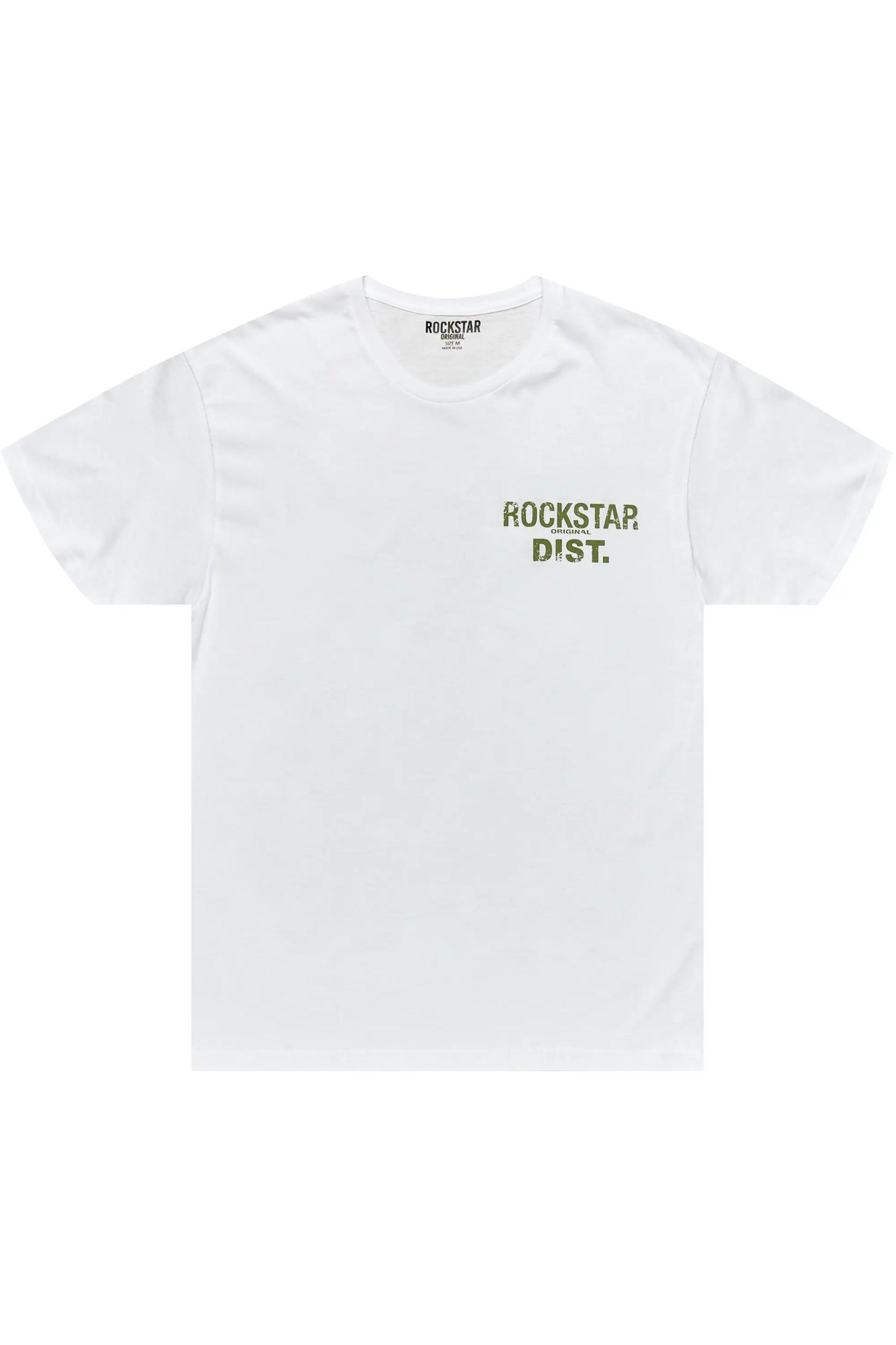 Lake White/Green Graphic T-Shirt Male Product Image