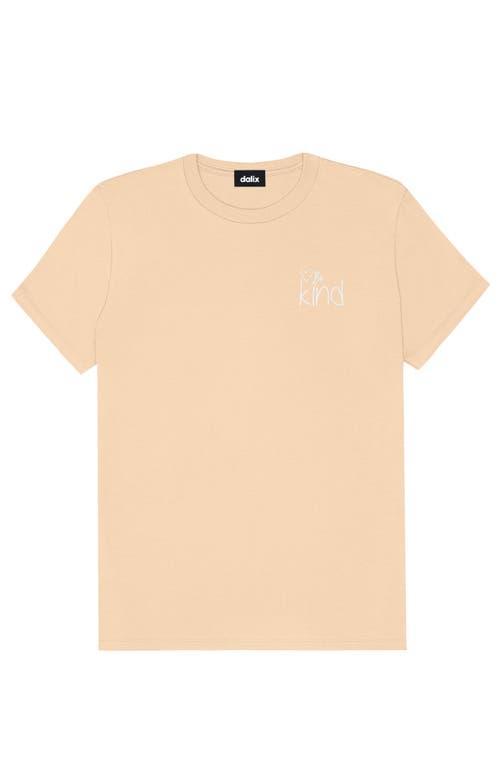 Dalix Be Kind Womens Relaxed Tee in Sand at Nordstrom, Size X-Small Product Image