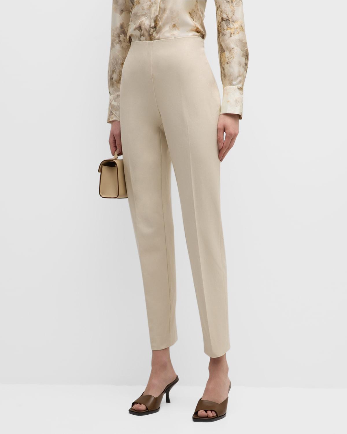 Stanton Tapered Stretch Cotton Ankle Pants Product Image