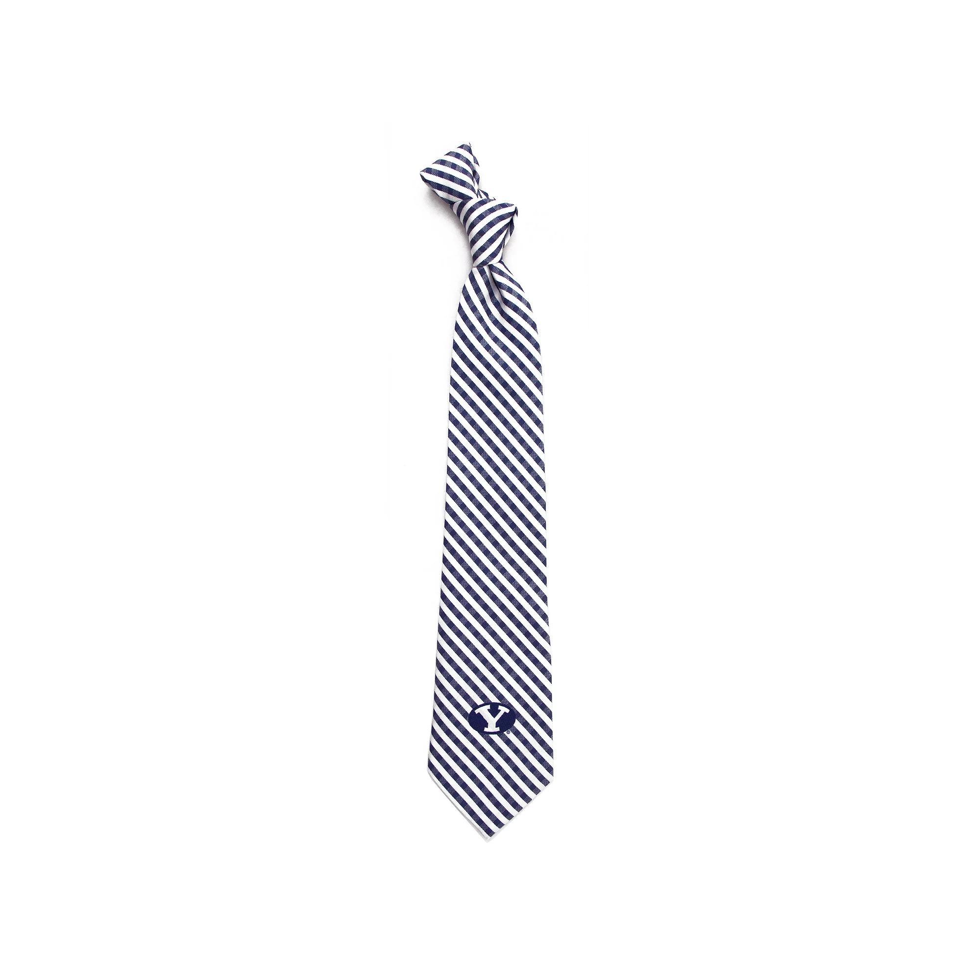 Men's West Virginia Mountaineers Gingham Tie, Team Product Image