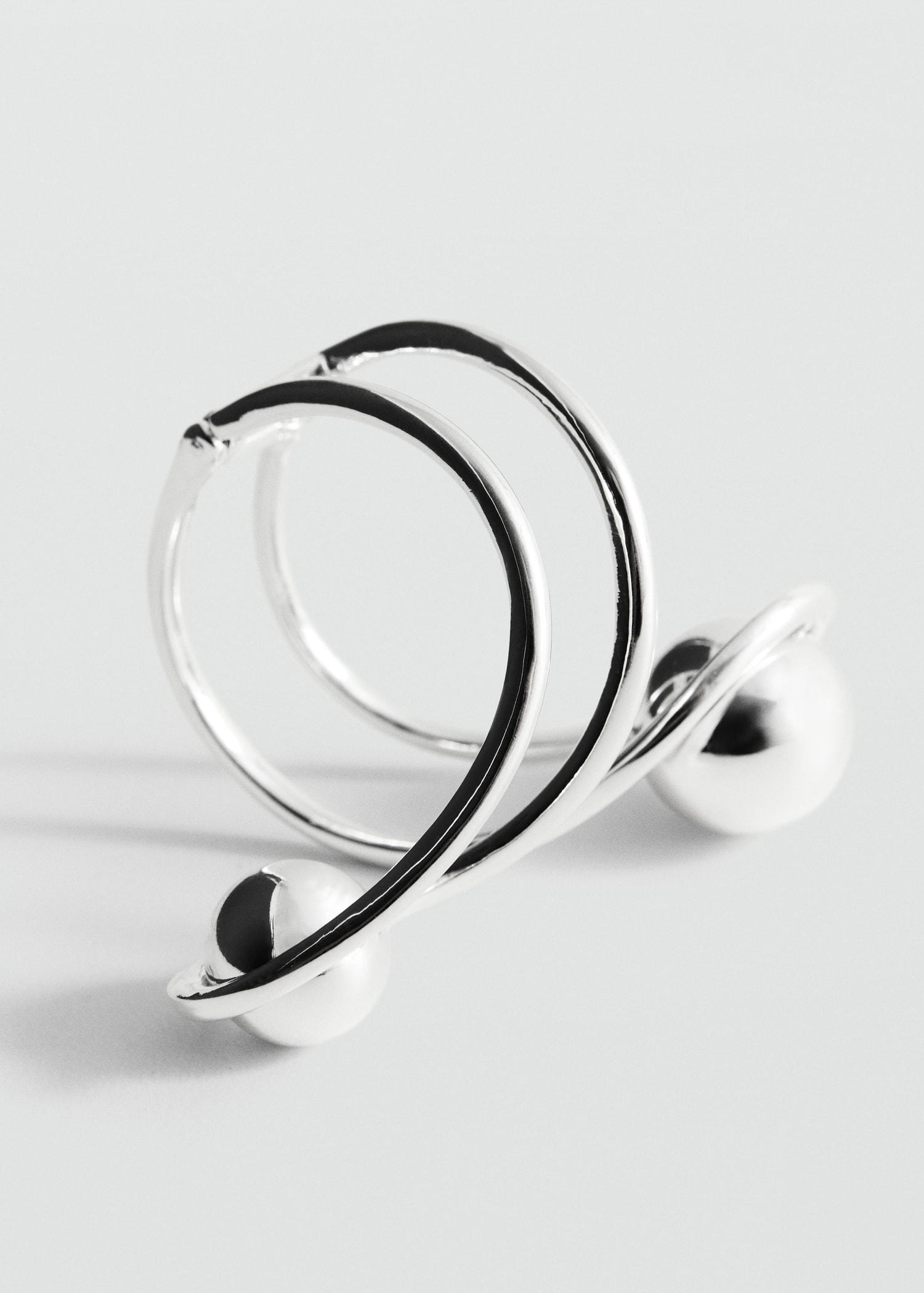Maxi bracelet with sphere design - Women | MANGO USA Product Image