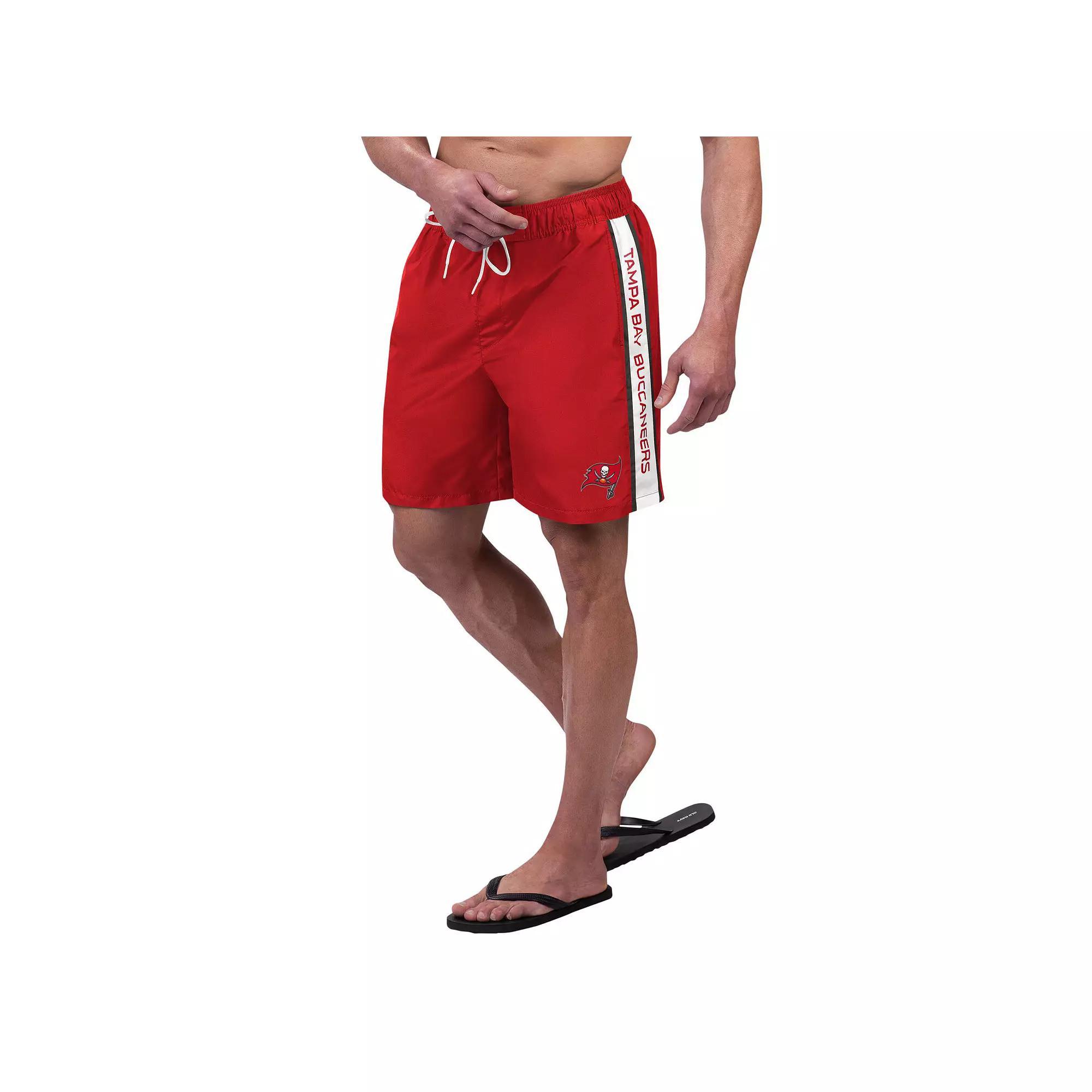 Men's G-III Sports by Carl Banks Navy Tennessee Titans Streamline Volley Swim Shorts, Size: Medium, Blue Product Image